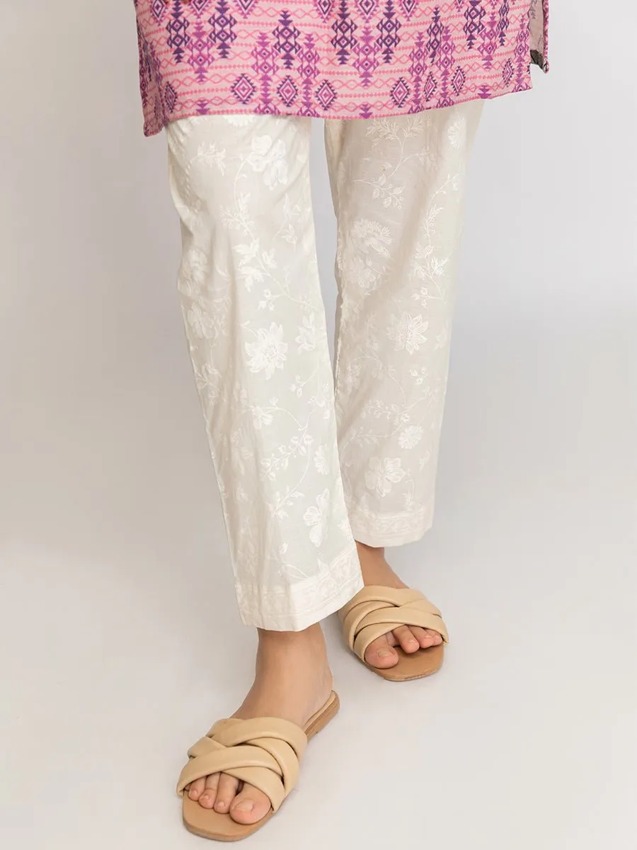 1pc Plain Cambric Stitched Trouser - (Y-00013)