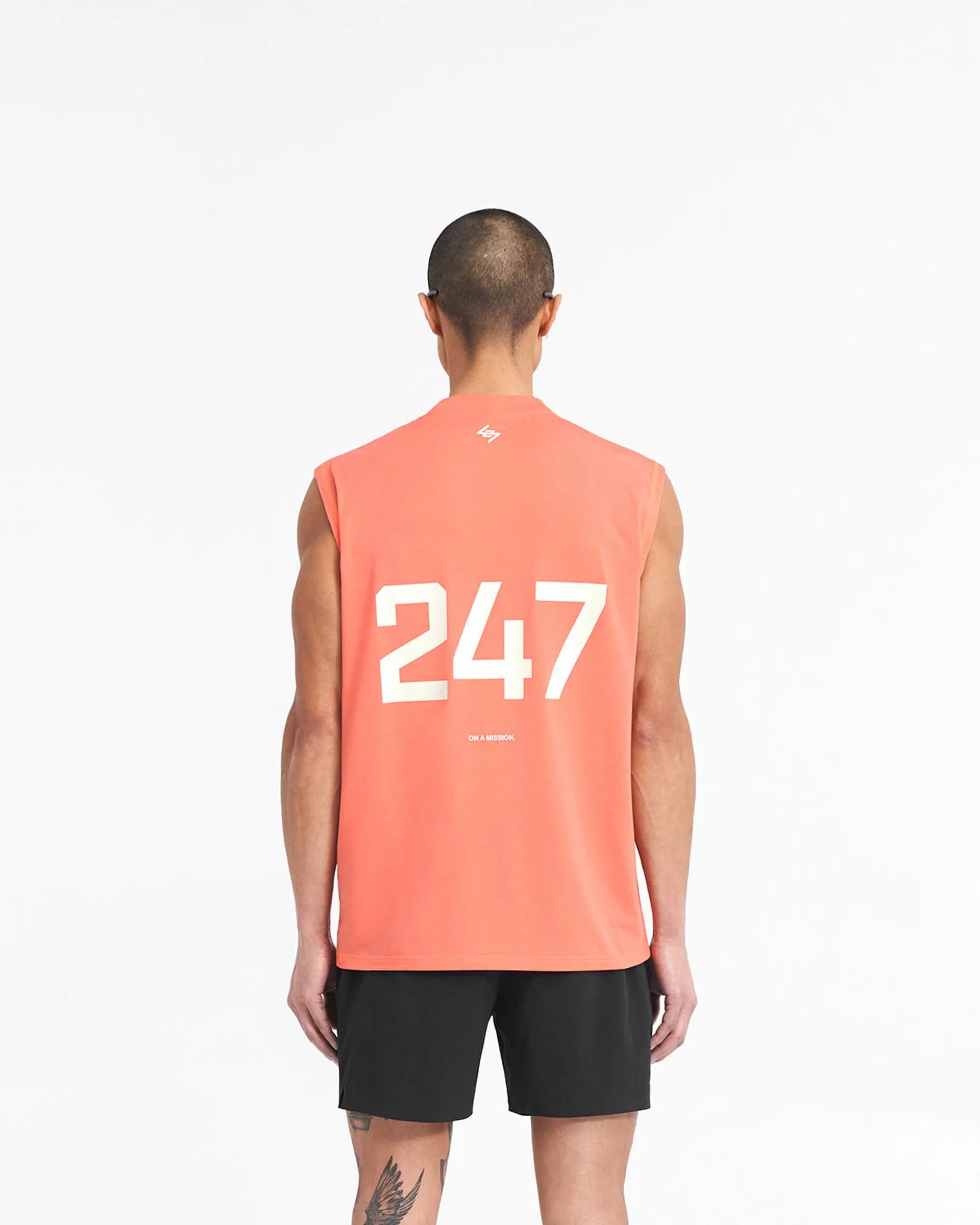 247 Oversized Tank - Coral