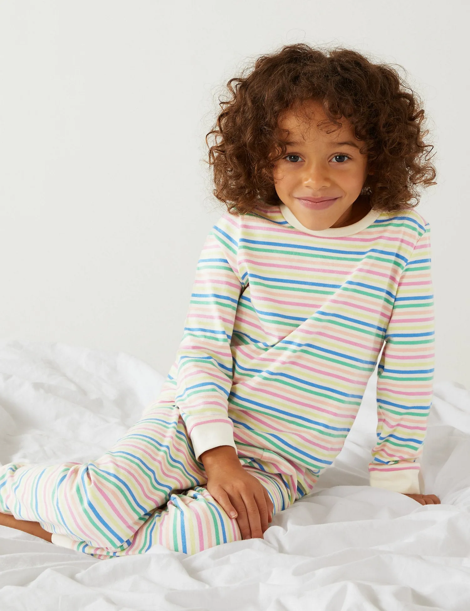 2pk Pure Cotton Patterned Pyjama Sets