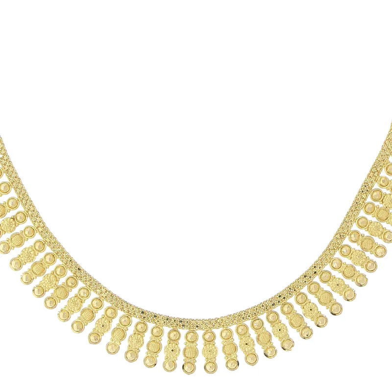 3-PIECE PLAIN GOLD NECKLACE SET