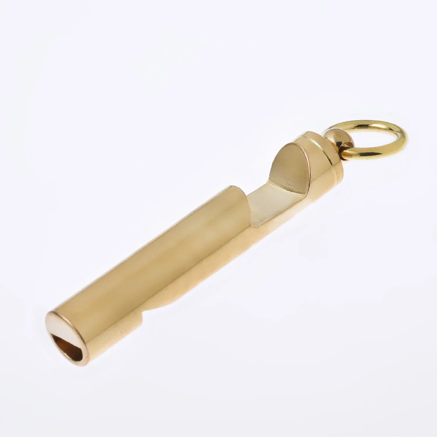 3/8*2 1/2 Brass Whistle bottle opener Stylish Safety Whistle pendant keychain edc tool Survival Supplies 1pcs 10269050