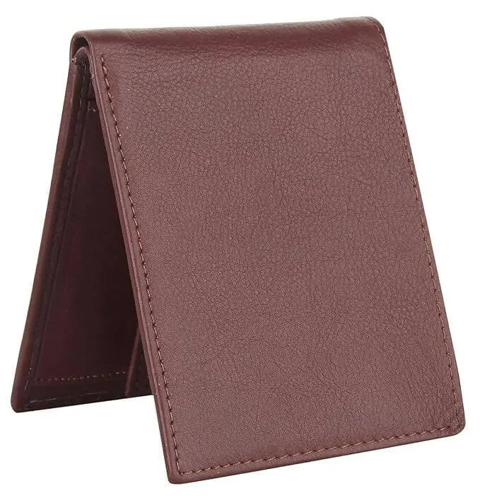 A men's Stylish leather wallet ( Brown)