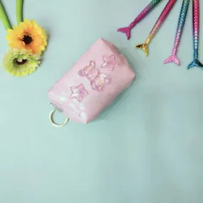 A stylish 2in1 keychain and Coin pouch (pink)