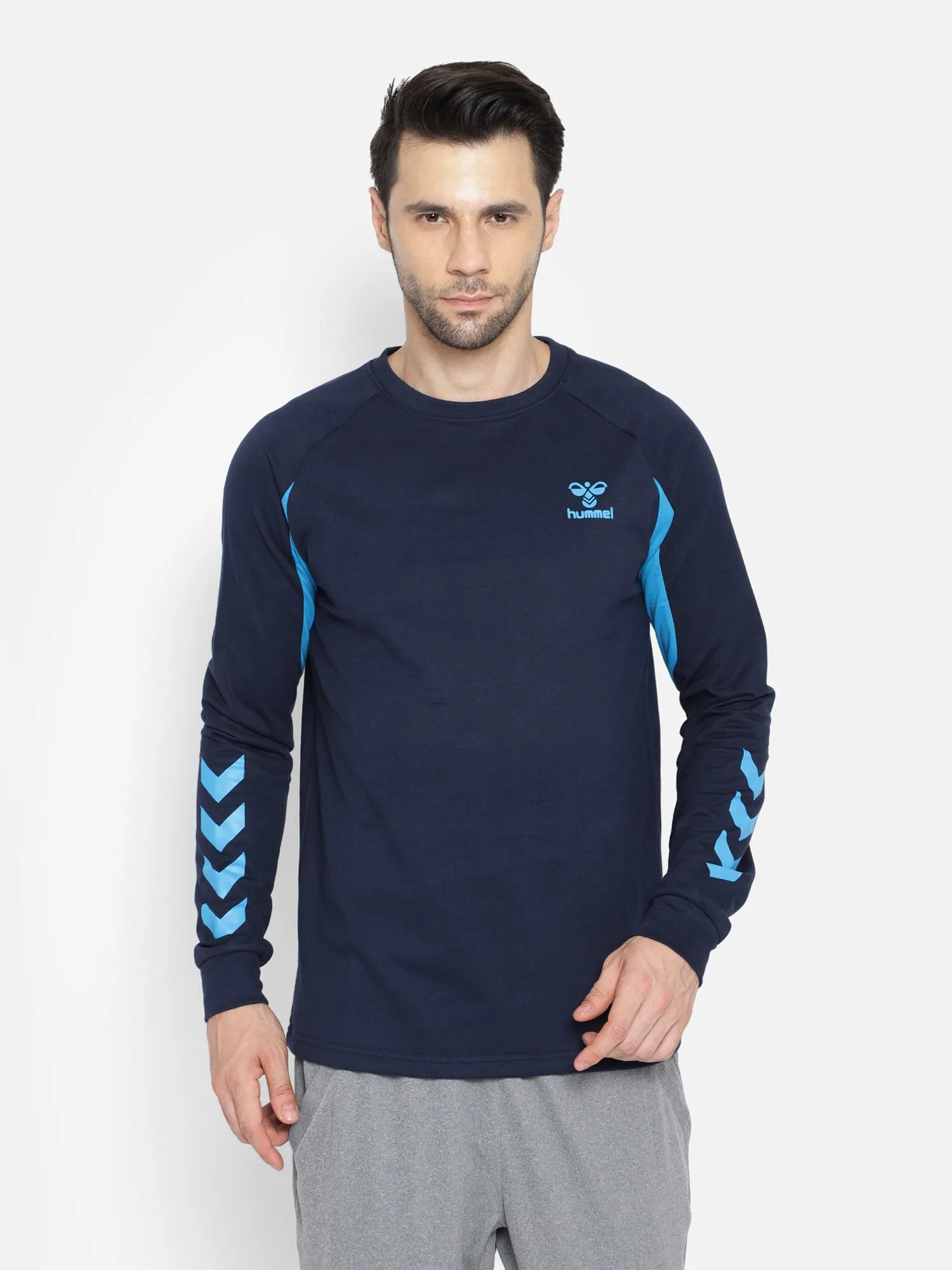 Action Men Cotton Blue Sweatshirt