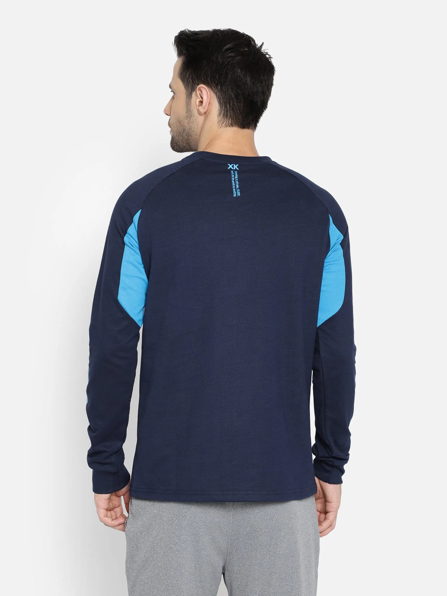 Action Men Cotton Blue Sweatshirt