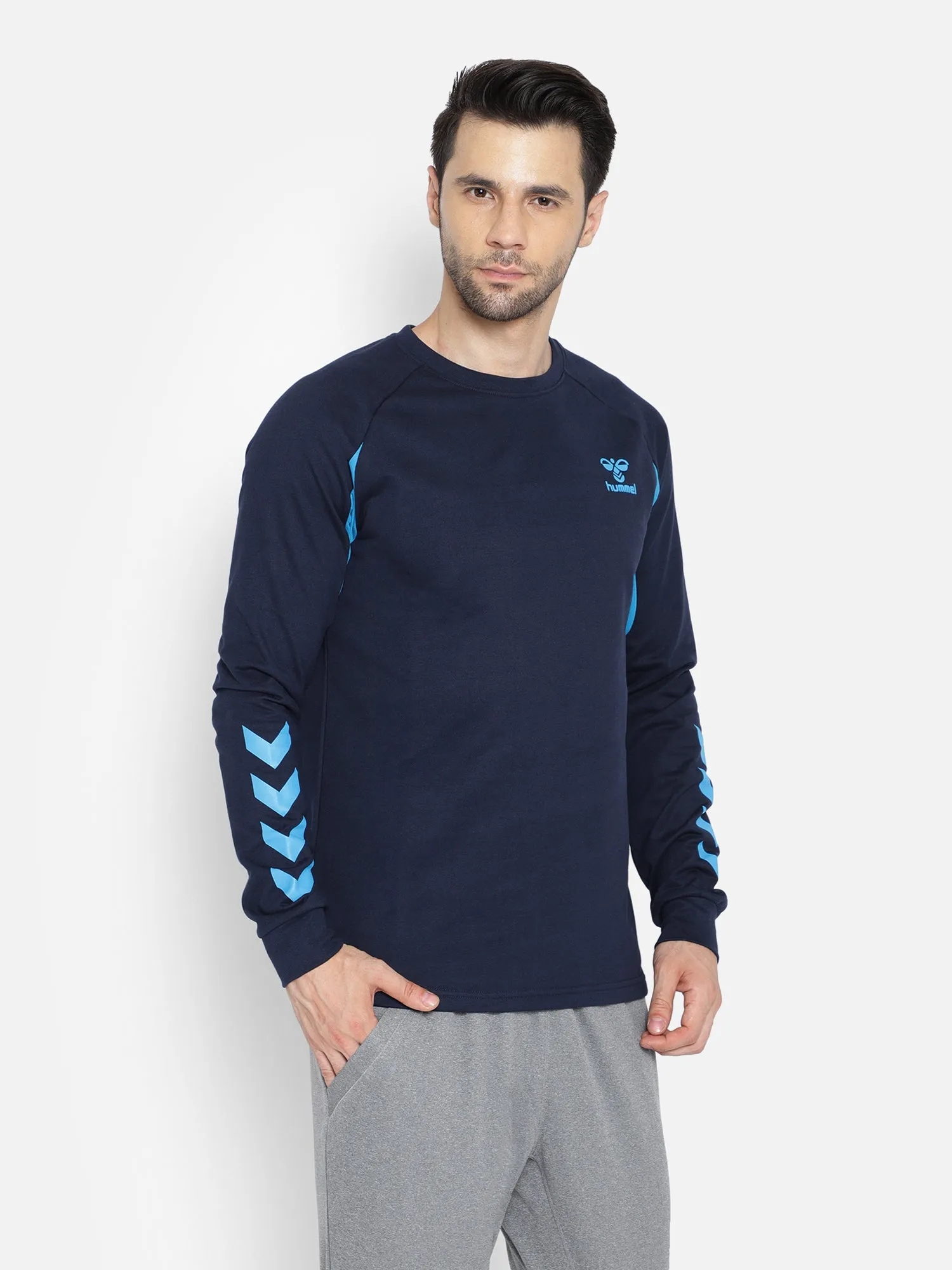 Action Men Cotton Blue Sweatshirt