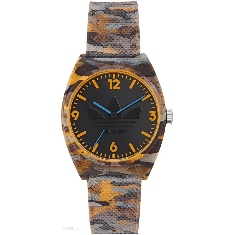 Adidas Stylish Camouflage Rubber Strap 38mm Men Watch AOST22567