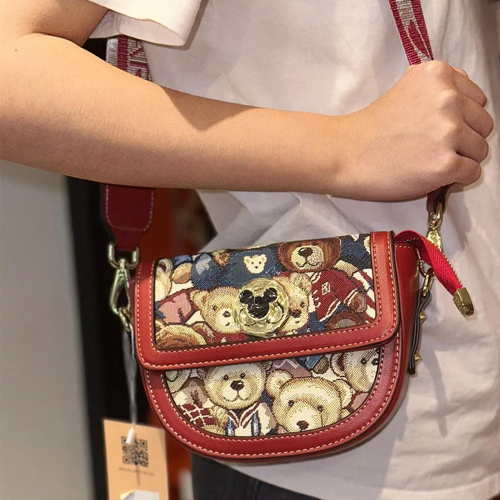 AG Collection Bear Shoulder Bag Stylish Design Small Crossbody Bag