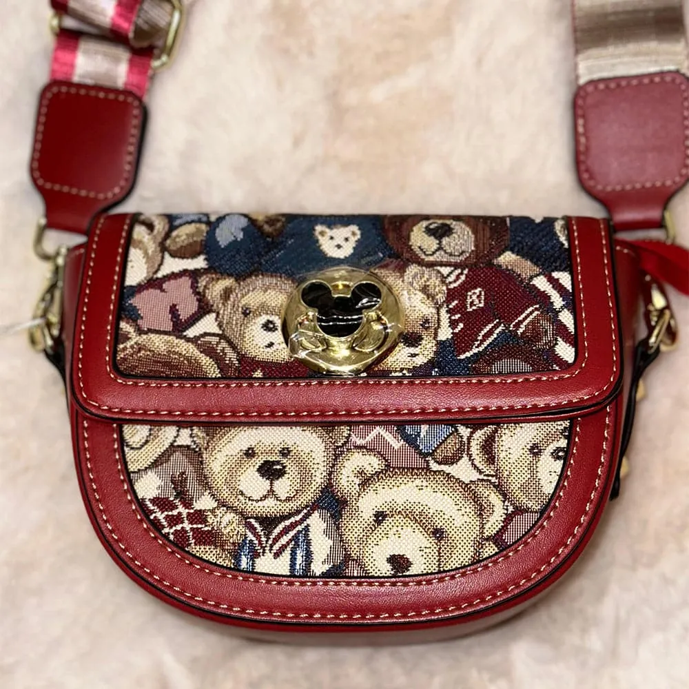 AG Collection Bear Shoulder Bag Stylish Design Small Crossbody Bag