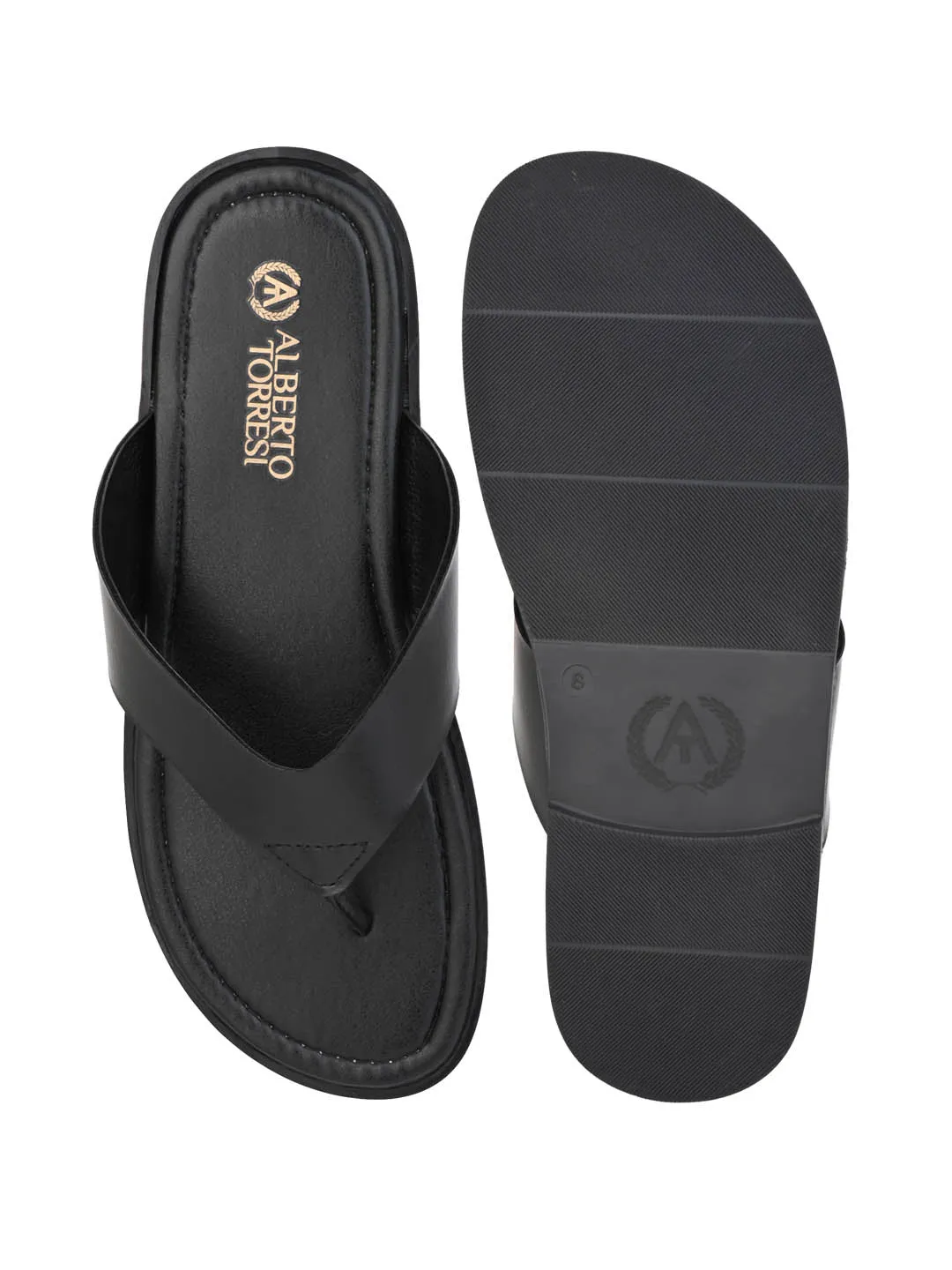 Alberto Torresi Men Black Outdoor Slippers