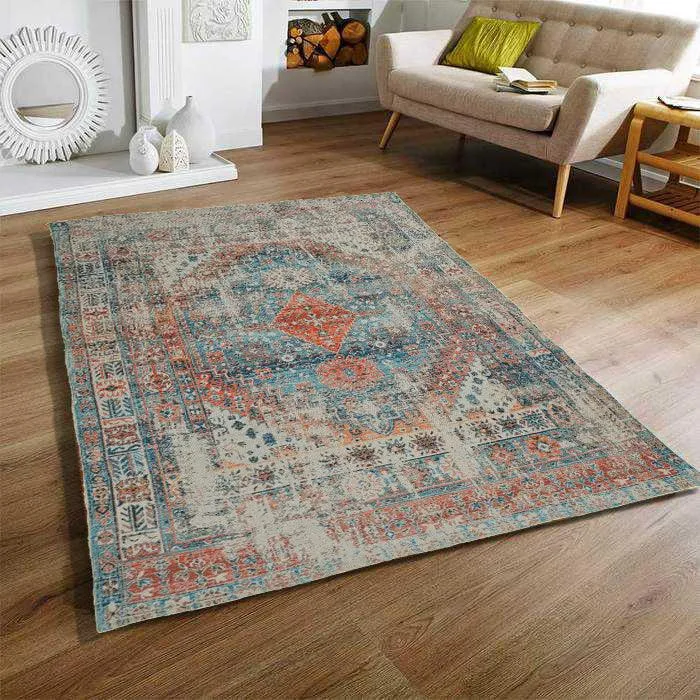 ALVIRA - PRINTED COTTON RUG