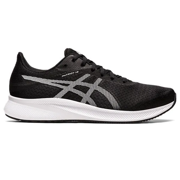 Asics Patriot 13 Men Black White    