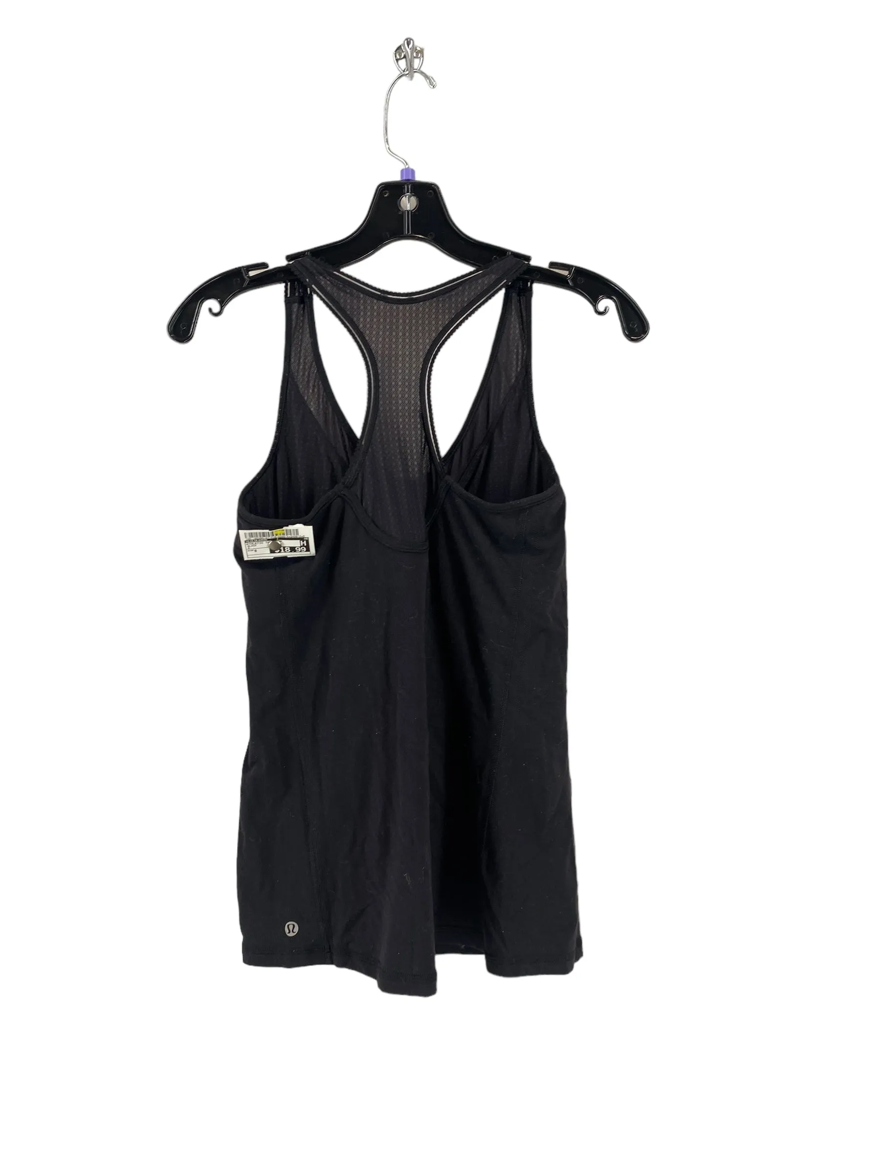 Athletic Tank Top By Lululemon In Black, Size: 6