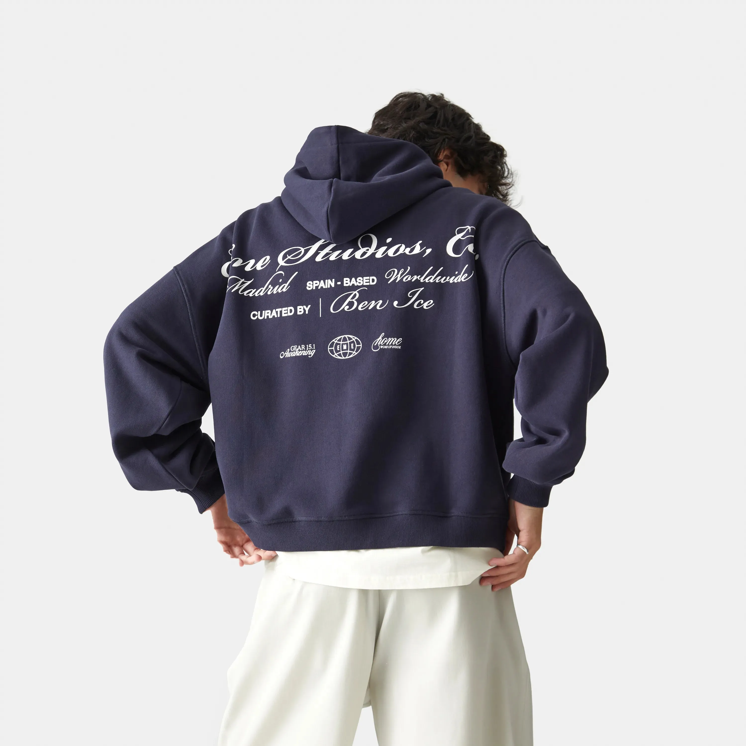 Awakening Navy Oversized Hoodie