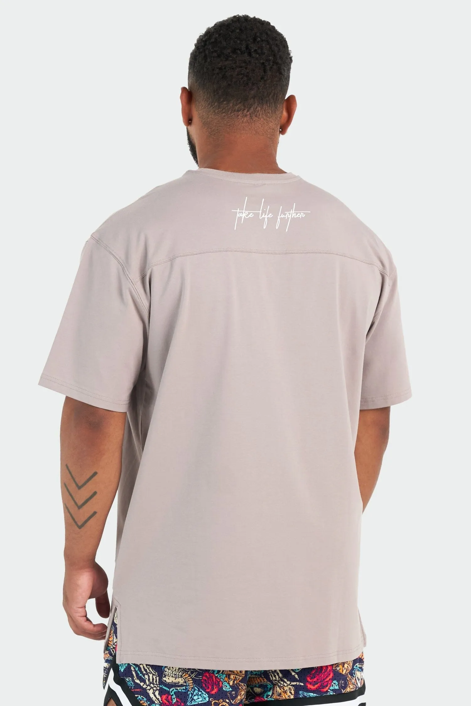 Back Script Oversized Tee