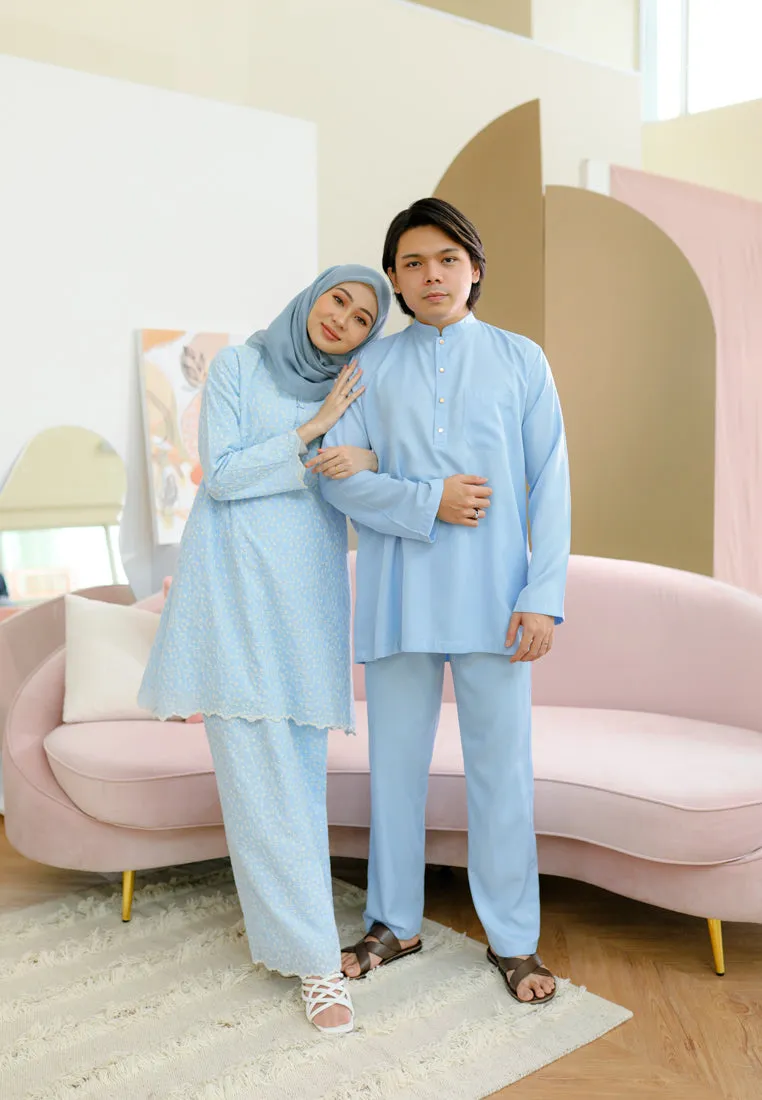 Baju Melayu Daisy Men (Baby Blue)