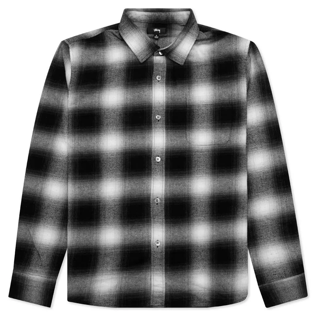 Bay Plaid Shirt - Charcoal