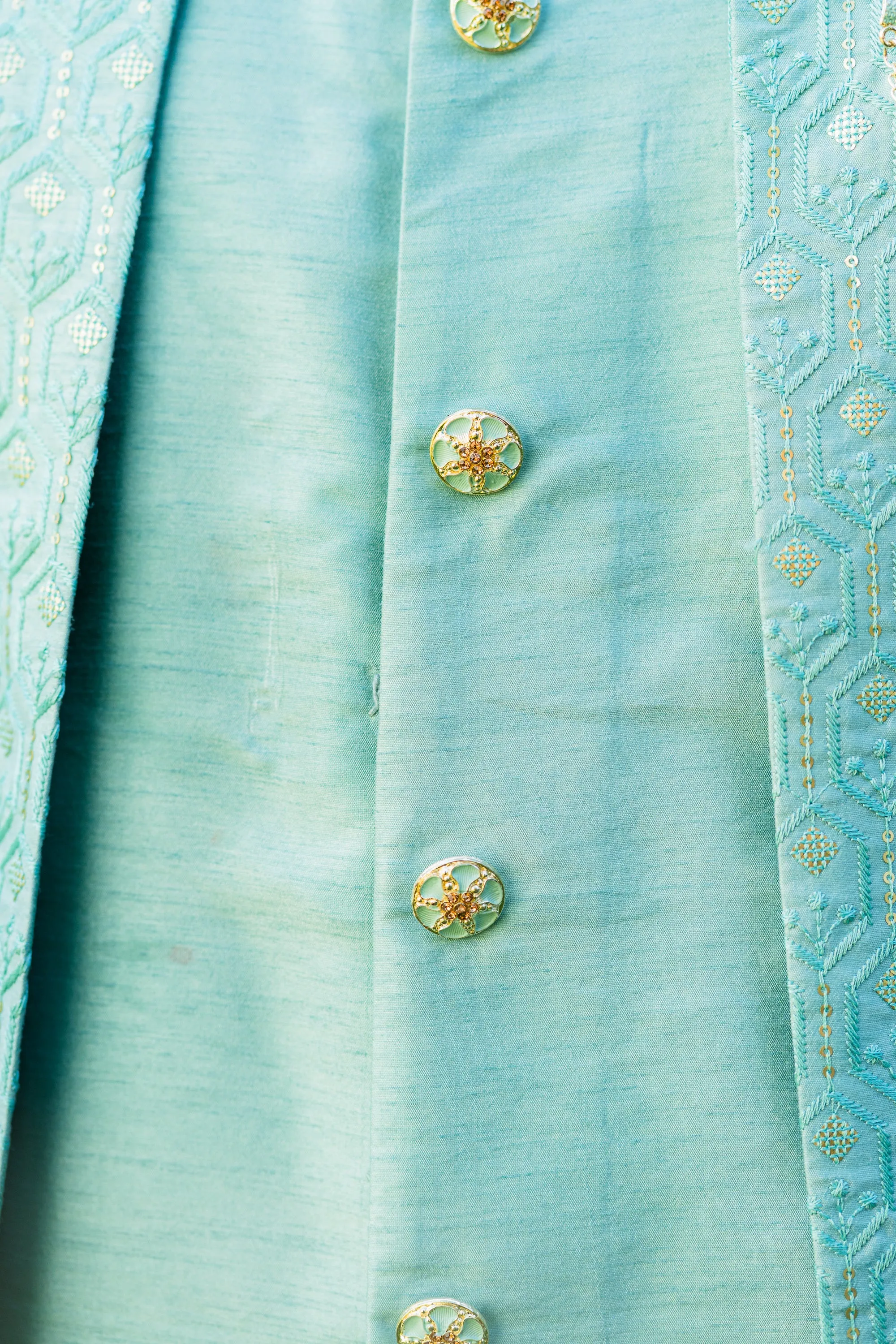 Beautiful Seagreen  Plain  Kurta set - Rent