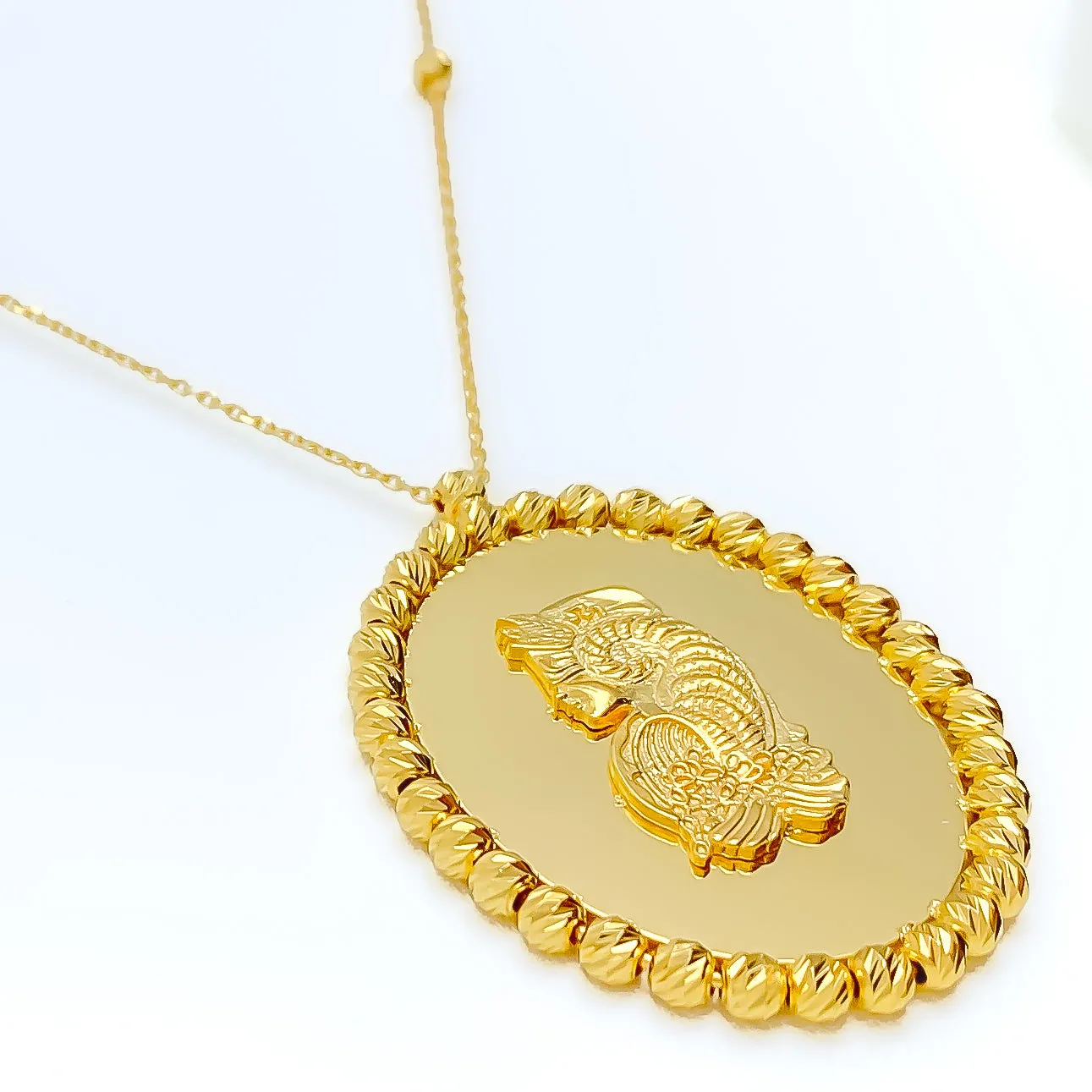 Beautiful Stylish 21k Gold Coin Necklace