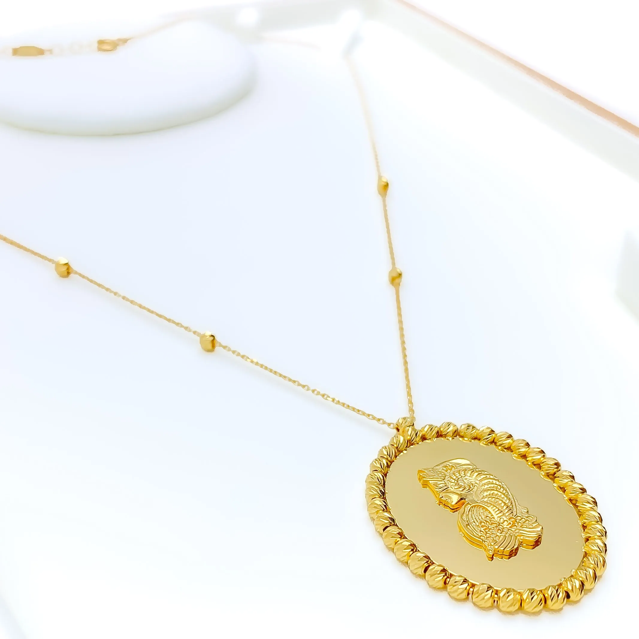 Beautiful Stylish 21k Gold Coin Necklace