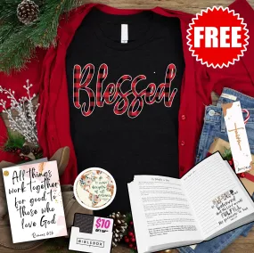 BibleBox - Blessed Plaid Tee