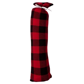 Black & Red Plaid Swaddle