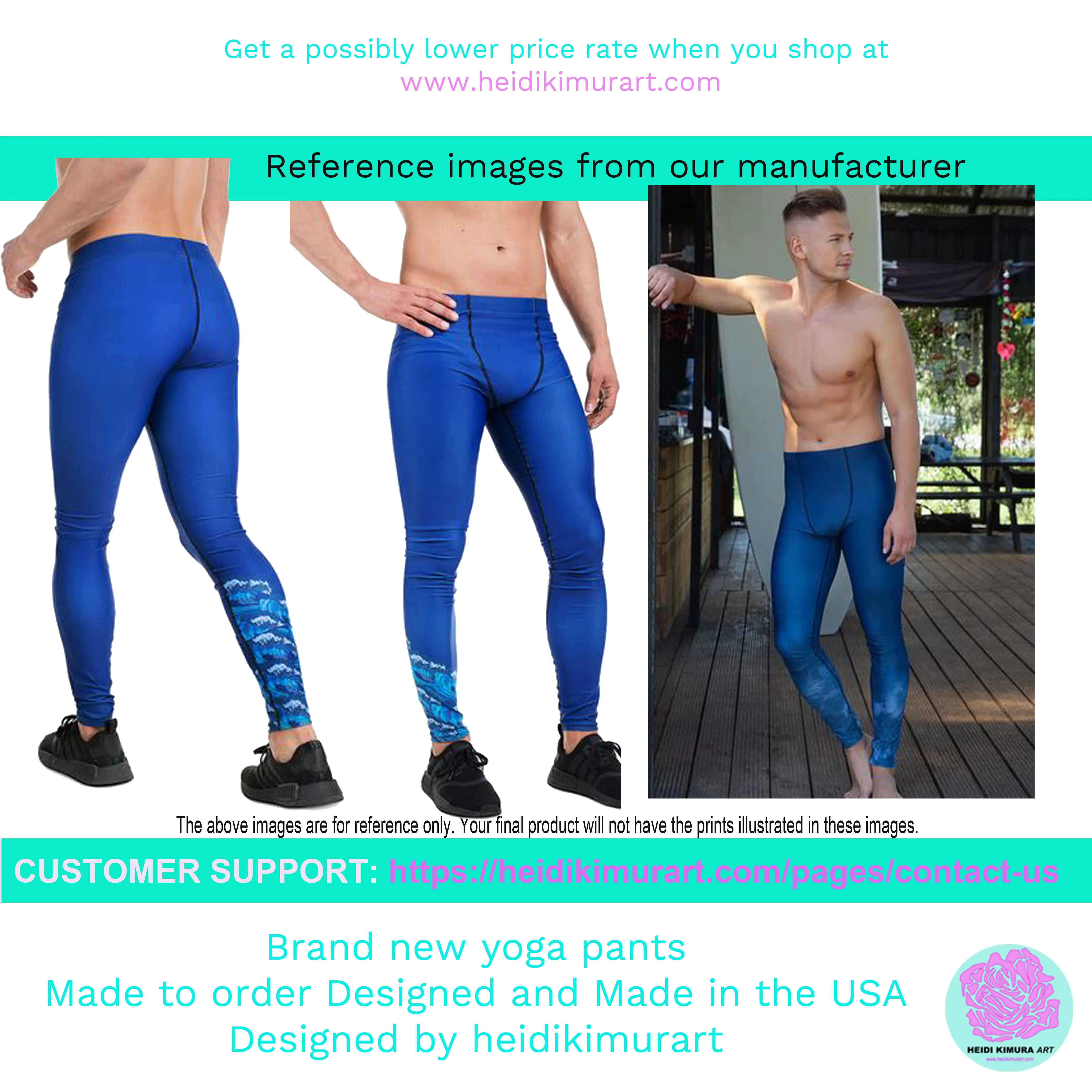 Black Geometry Pattern Men's Leggings, Designer Stylish Meggings Running Compression Tights