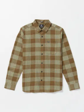 Caden Plaid Flannel - Mud