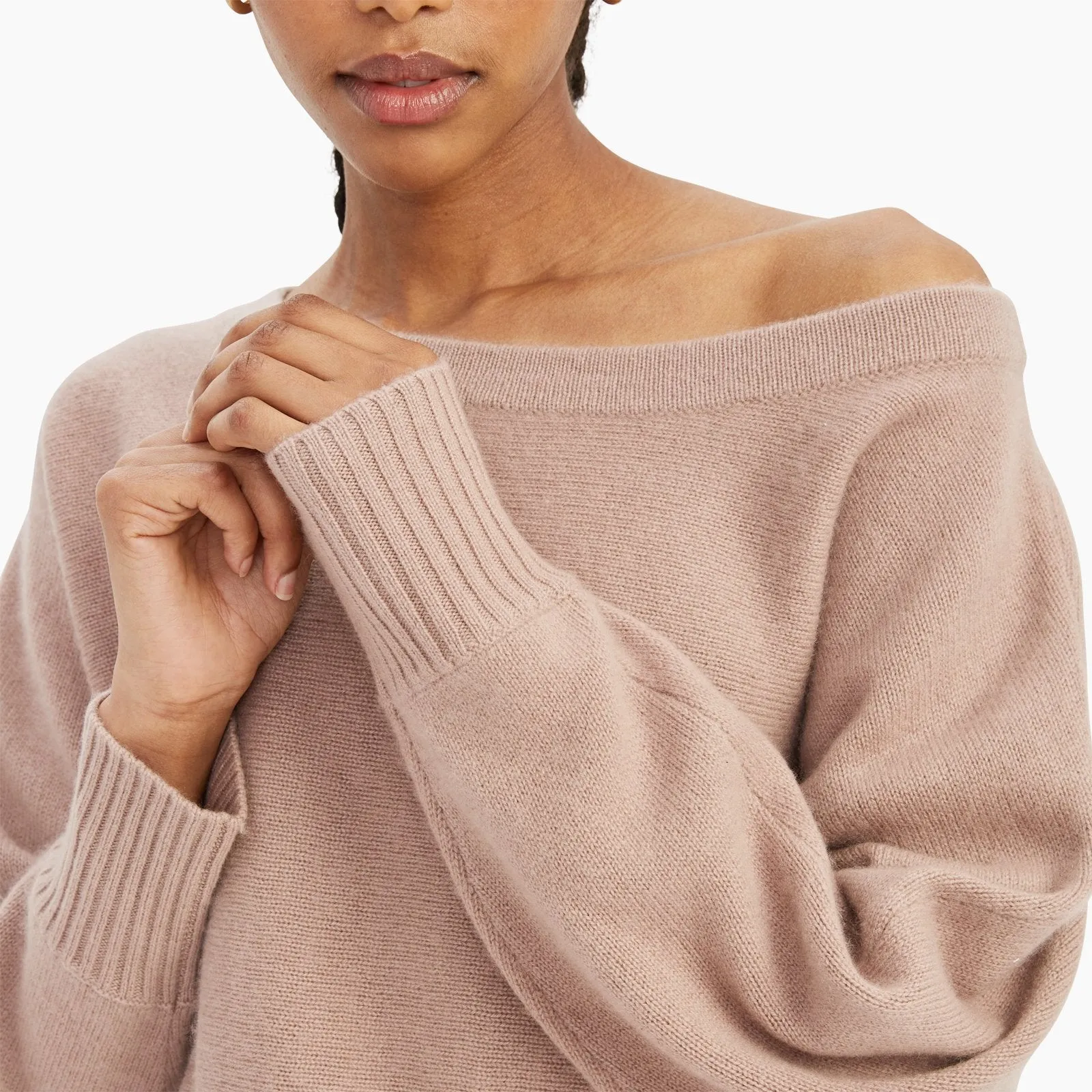 Cashmere Oversized Boatneck