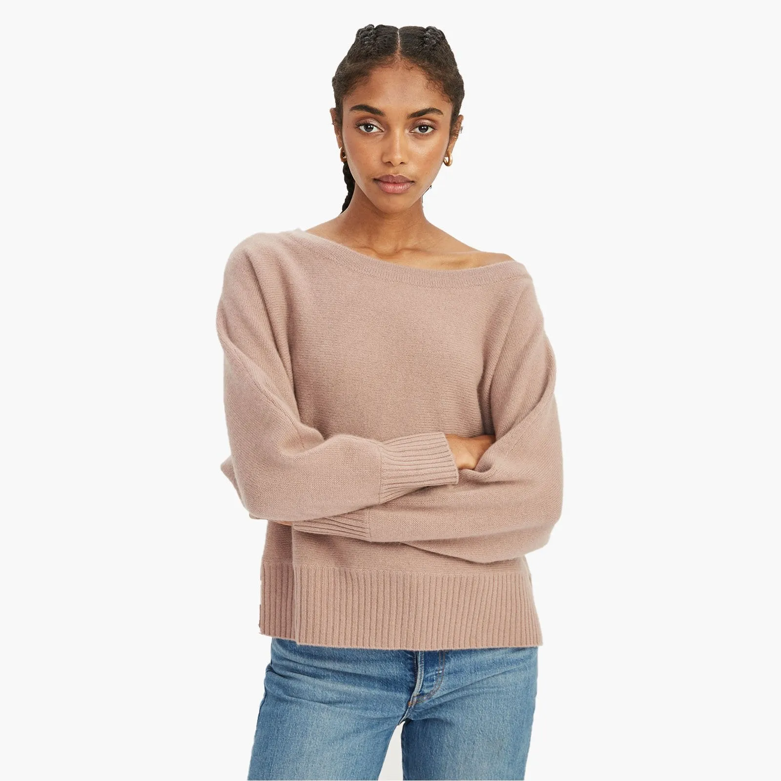 Cashmere Oversized Boatneck