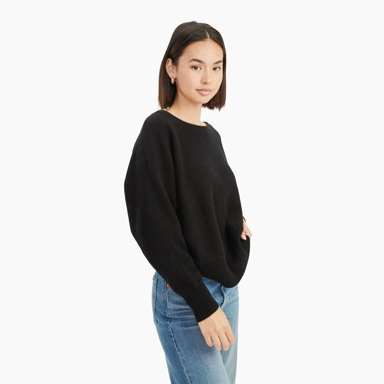 Cashmere Oversized Boatneck