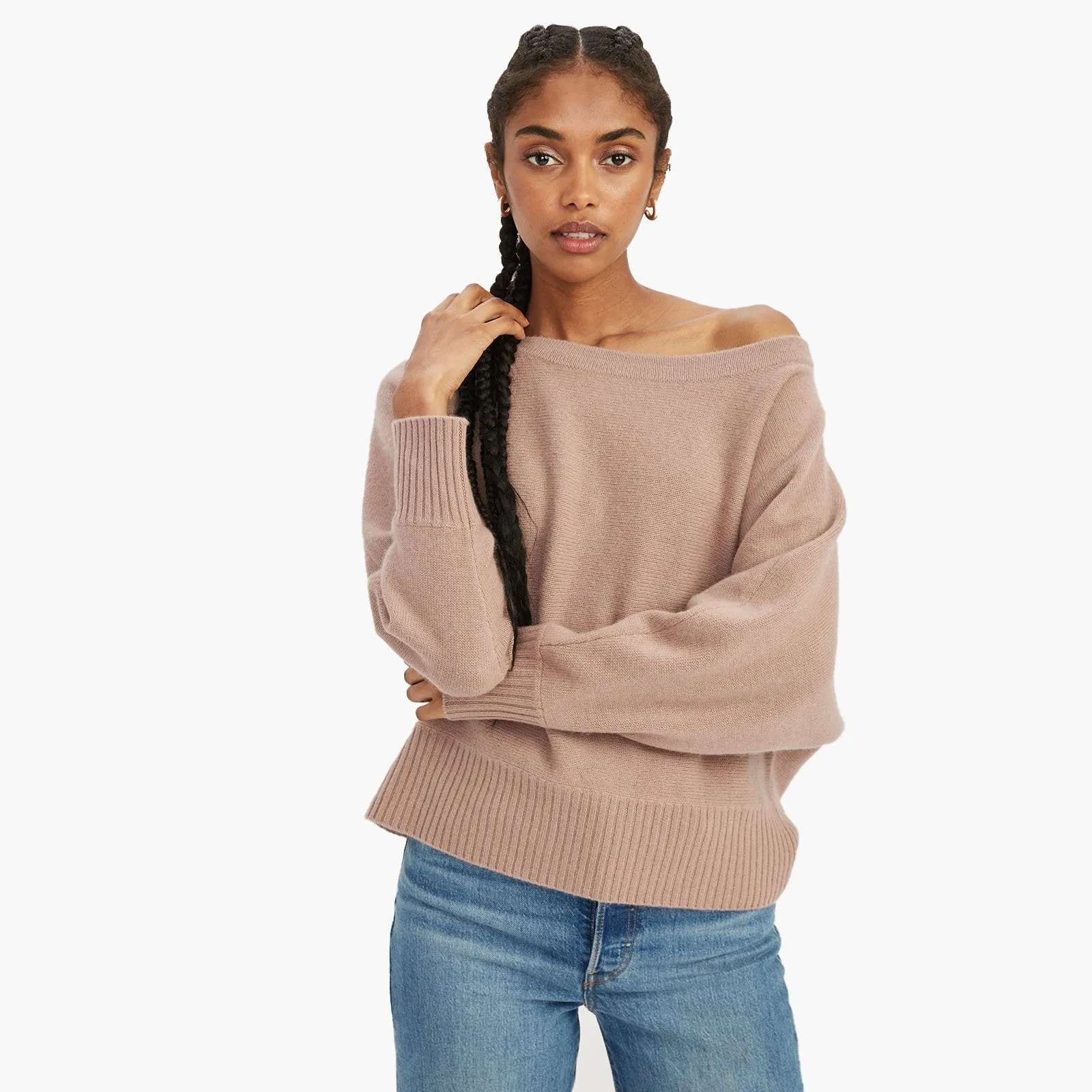 Cashmere Oversized Boatneck