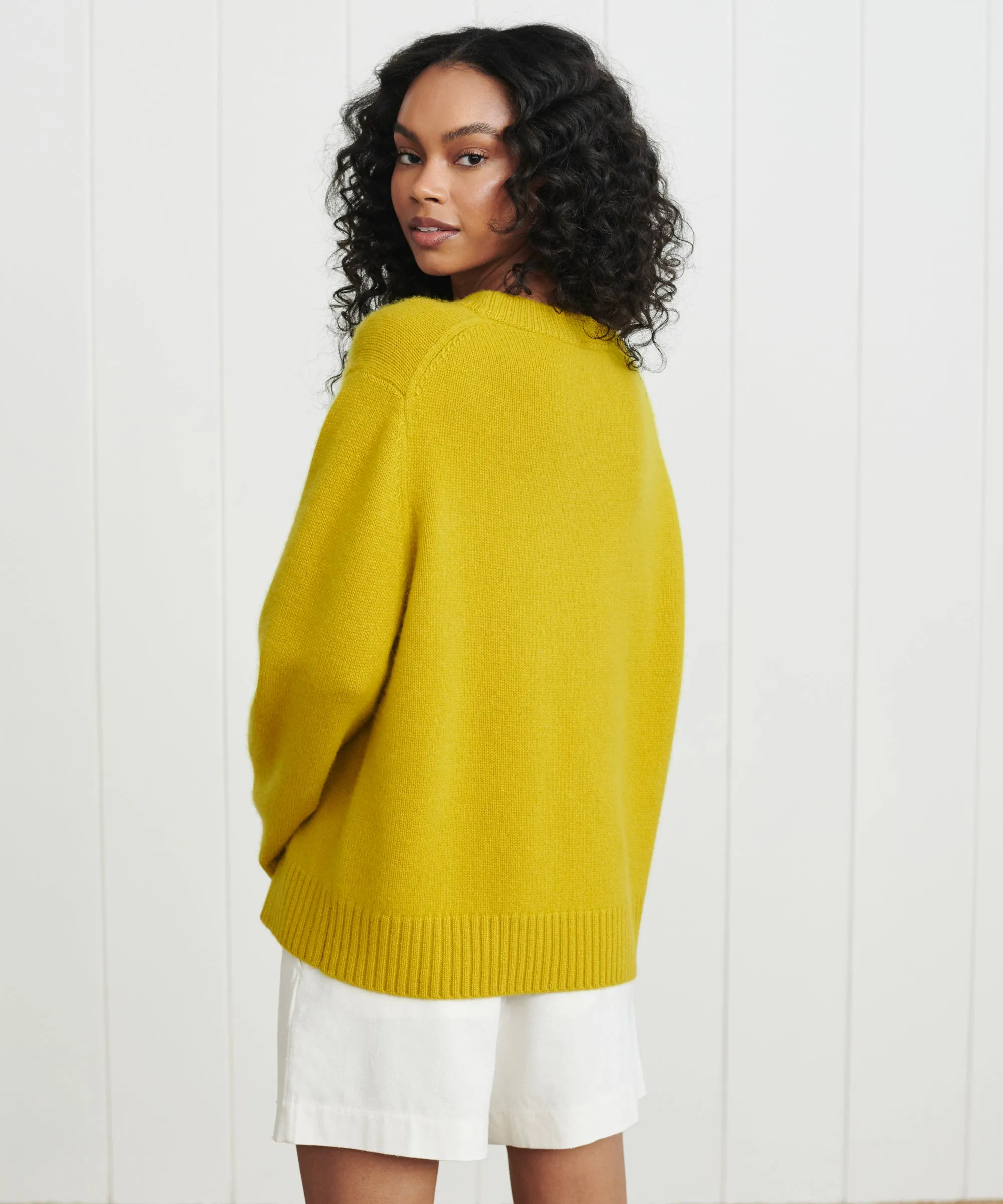 Cashmere Oversized Crewneck