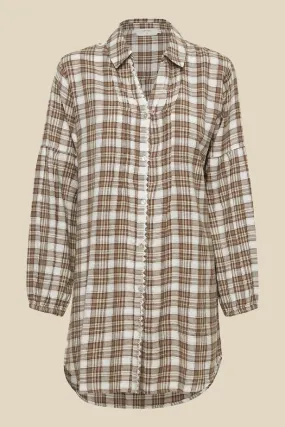 Chekia Plaid Blouse