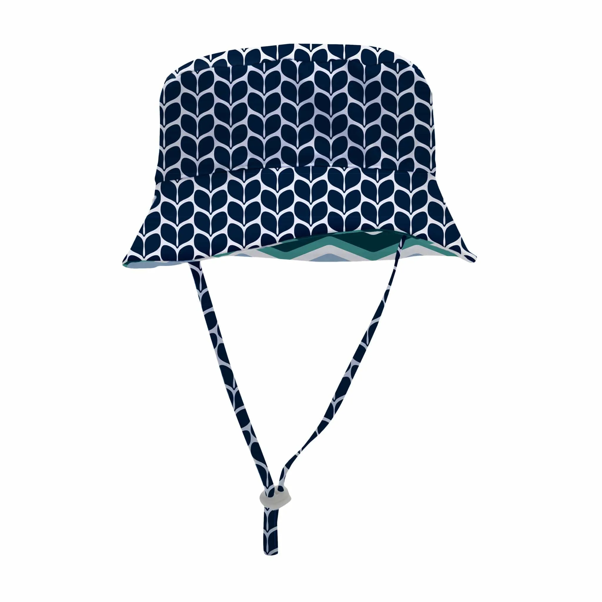 Chevron Wave Reversible Bucket Hat