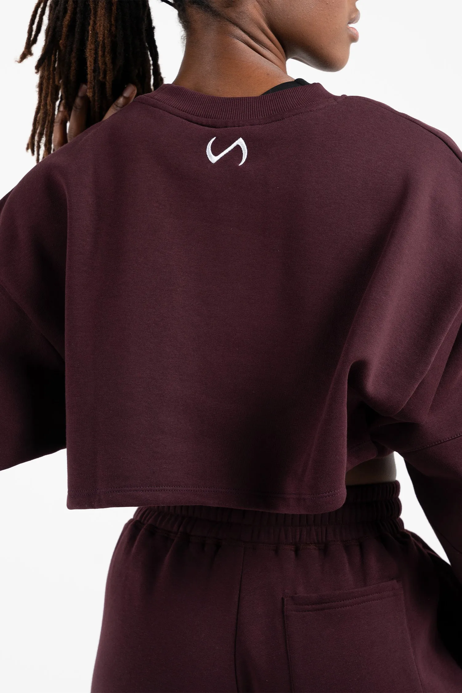 Chill Oversized Crop Sweatshirt