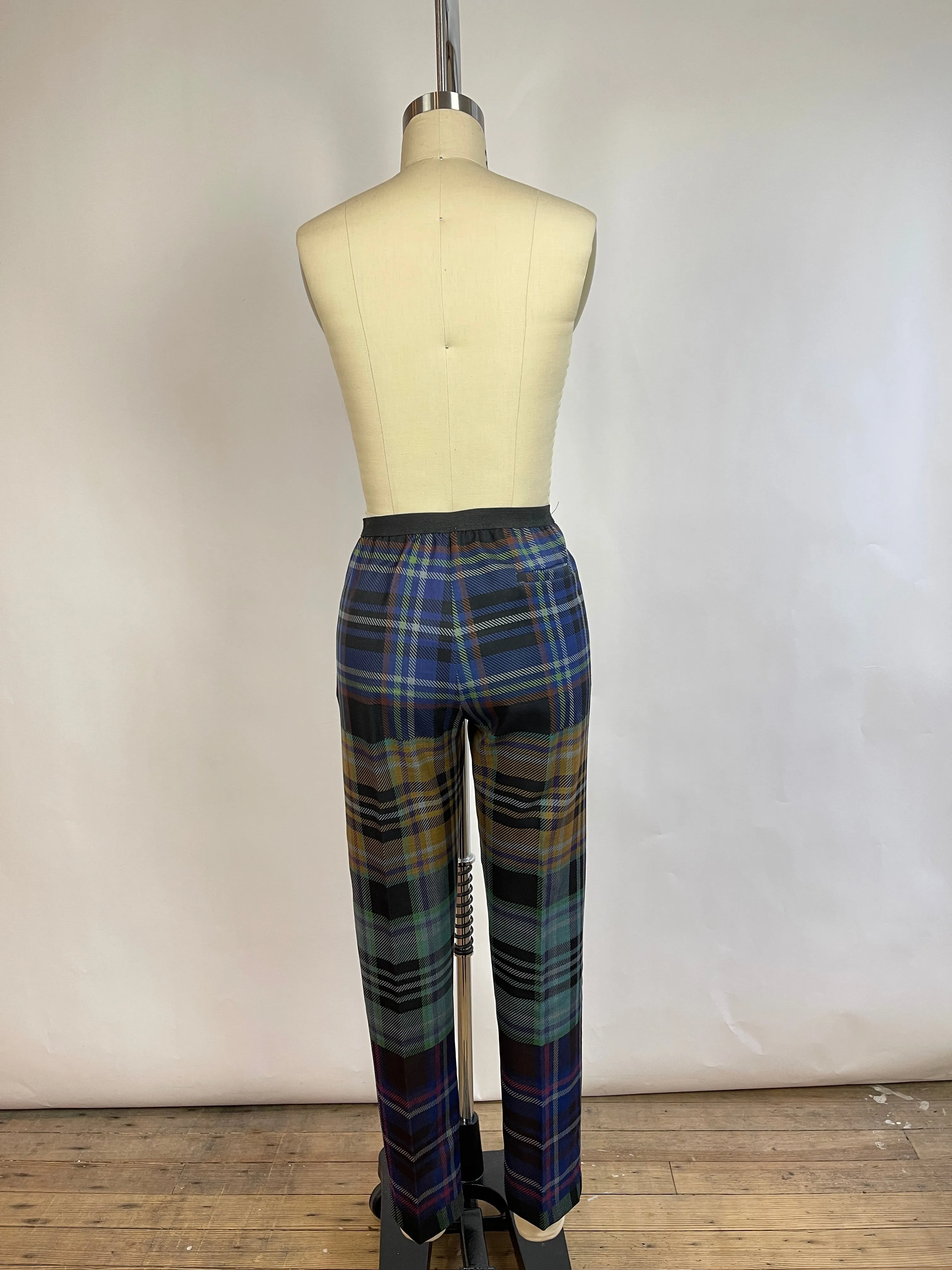 Clover Canyon Plaid Pants (M)