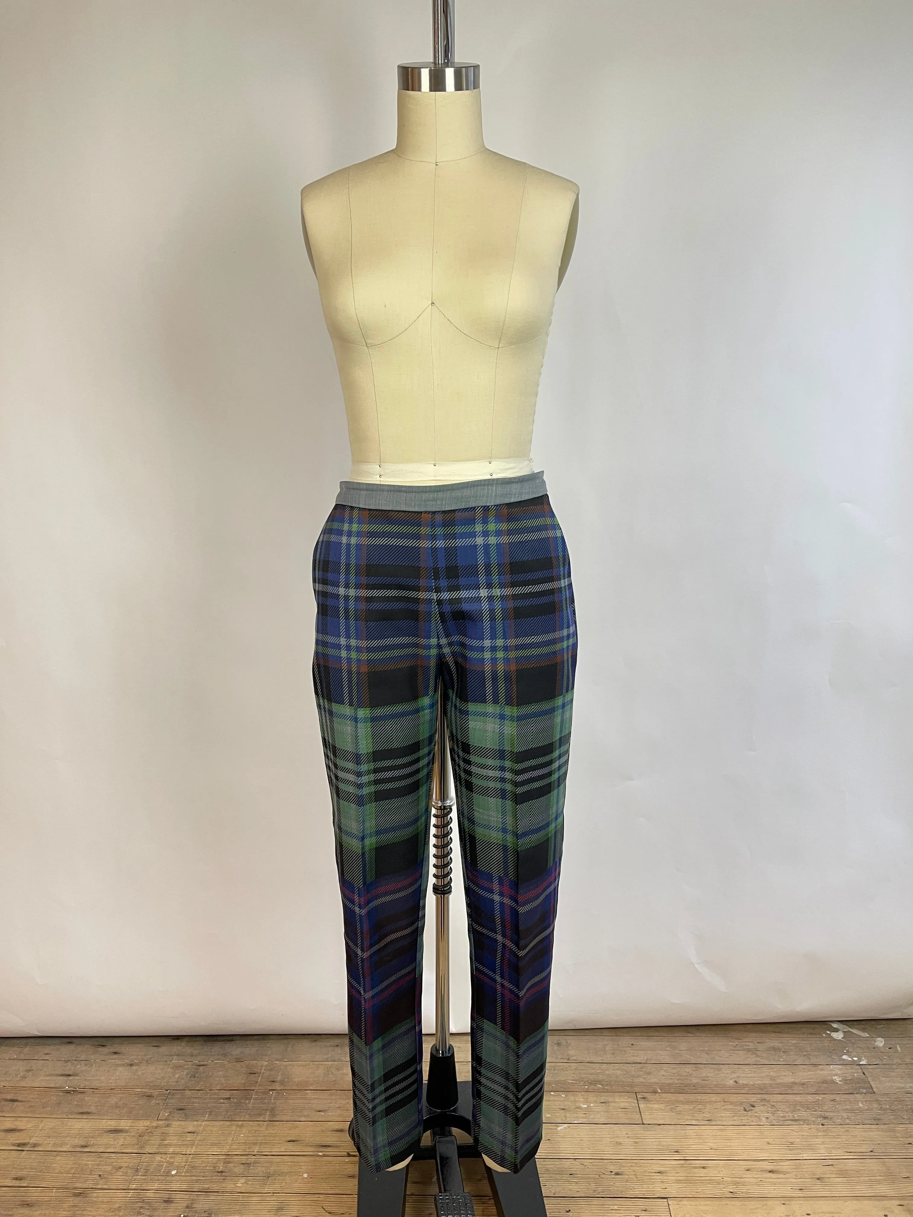 Clover Canyon Plaid Pants (M)