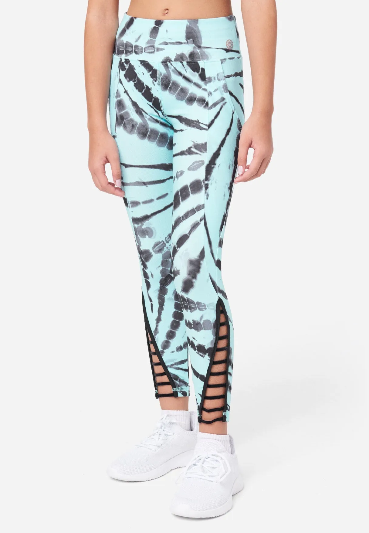 Collection X by Justice Patterned Cutout Leggings