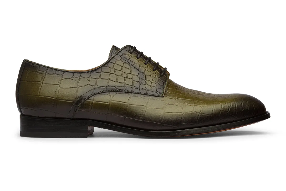 Croc Plain Vamp Derby /O