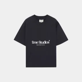 Crockett Navy Oversized Tee