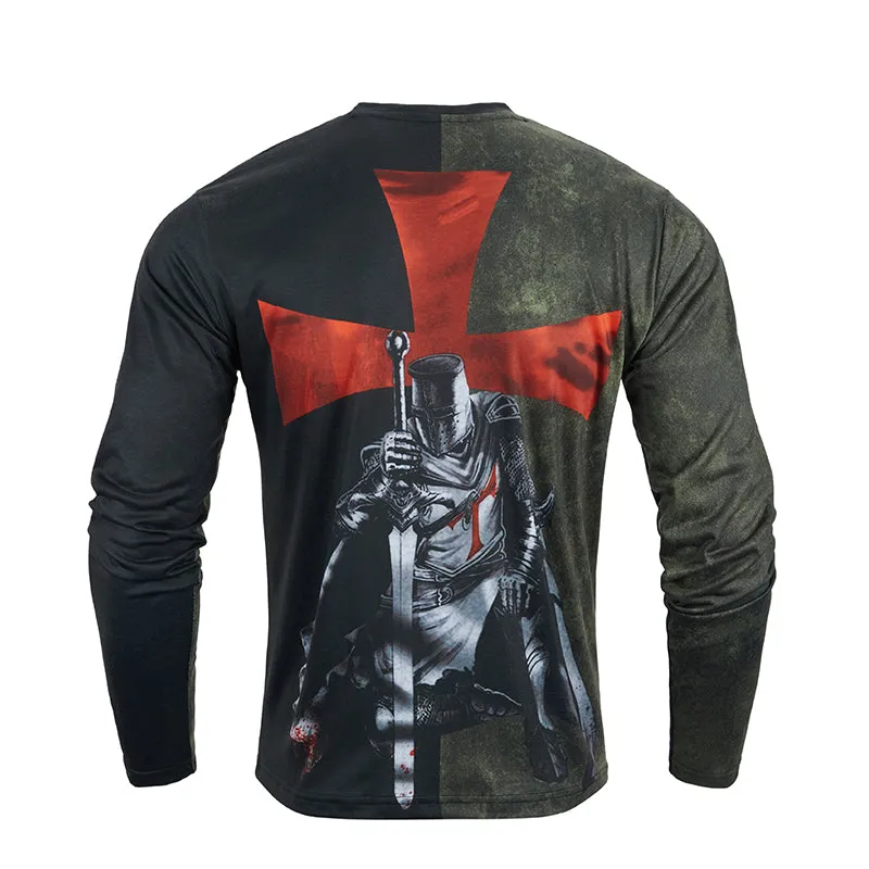 CRUSADER PRINTED LONG SLEEVED