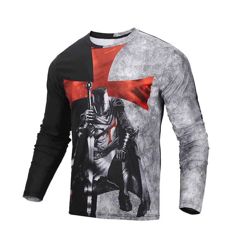 CRUSADER PRINTED LONG SLEEVED