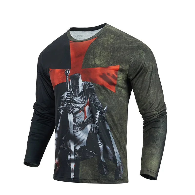 CRUSADER PRINTED LONG SLEEVED