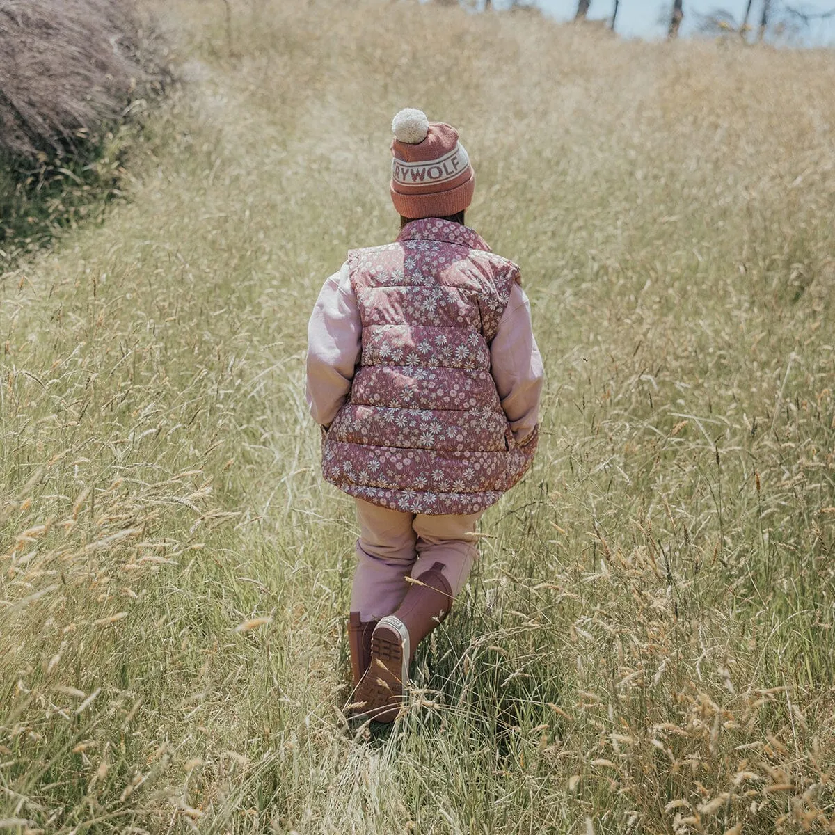 Crywolf Reversible Vest - Rosewood Floral