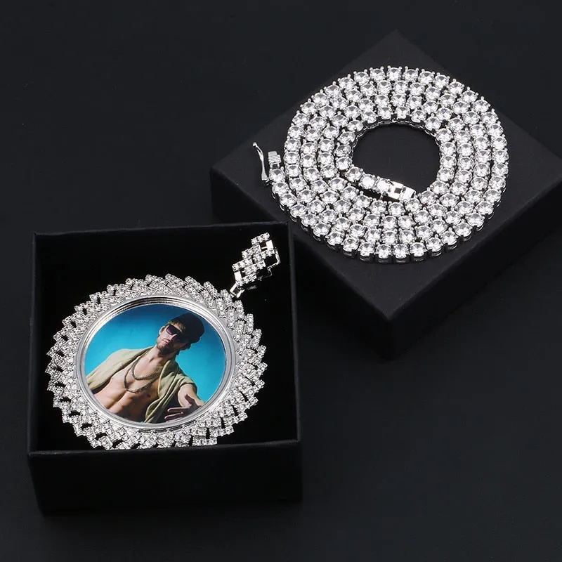 Custom Photo Necklace For Men