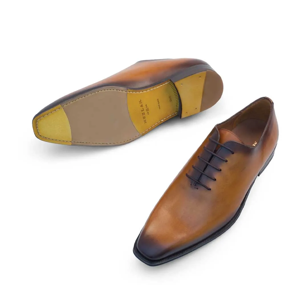 Cyrus Plain Toe Oxford - Cognac