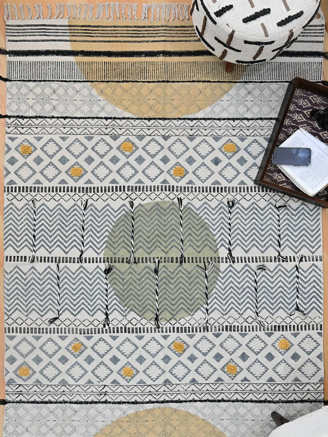 DIGNITY - BLOCK PRINTED RUG