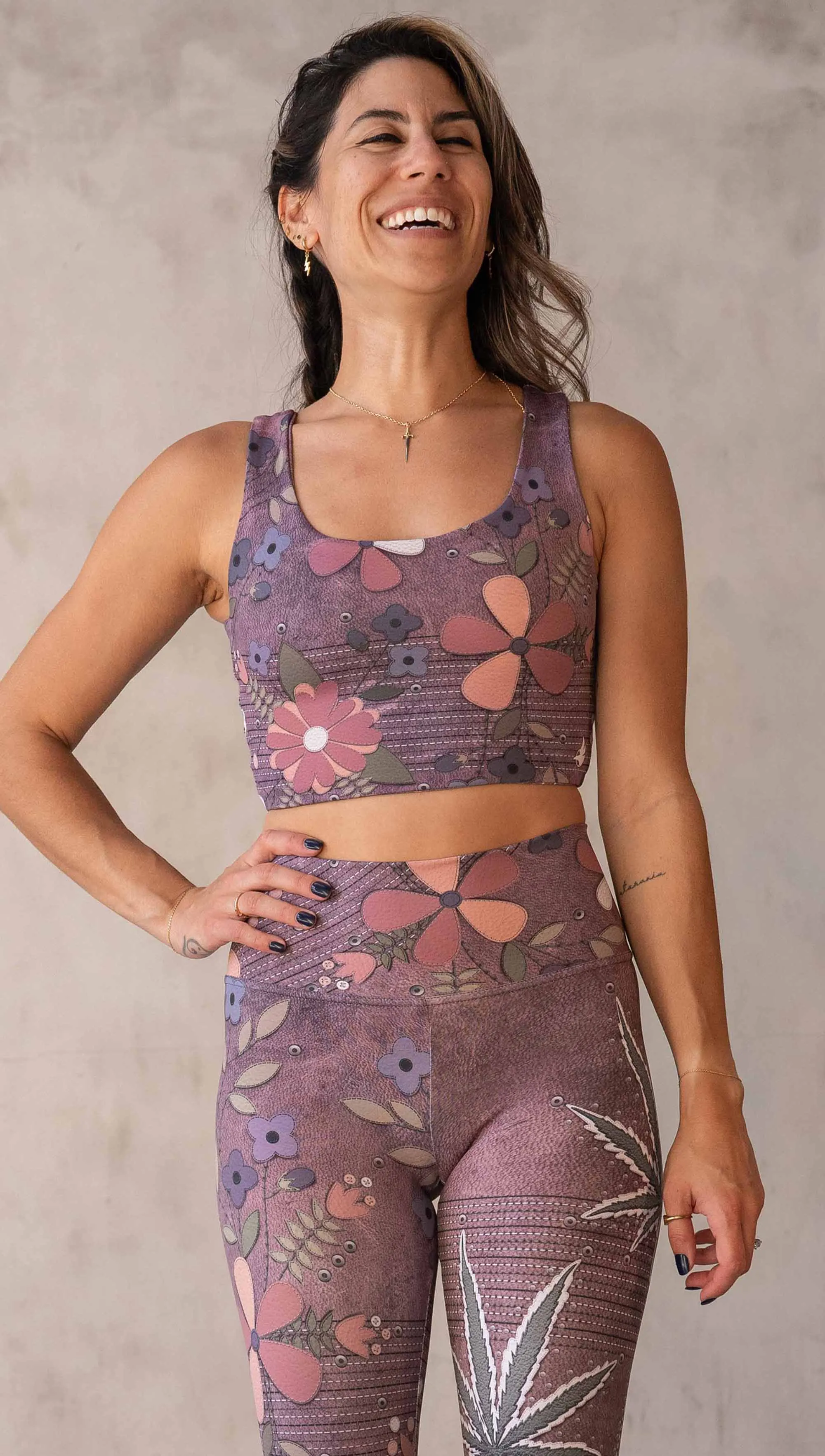 Dope and Flowers Top - Reversible