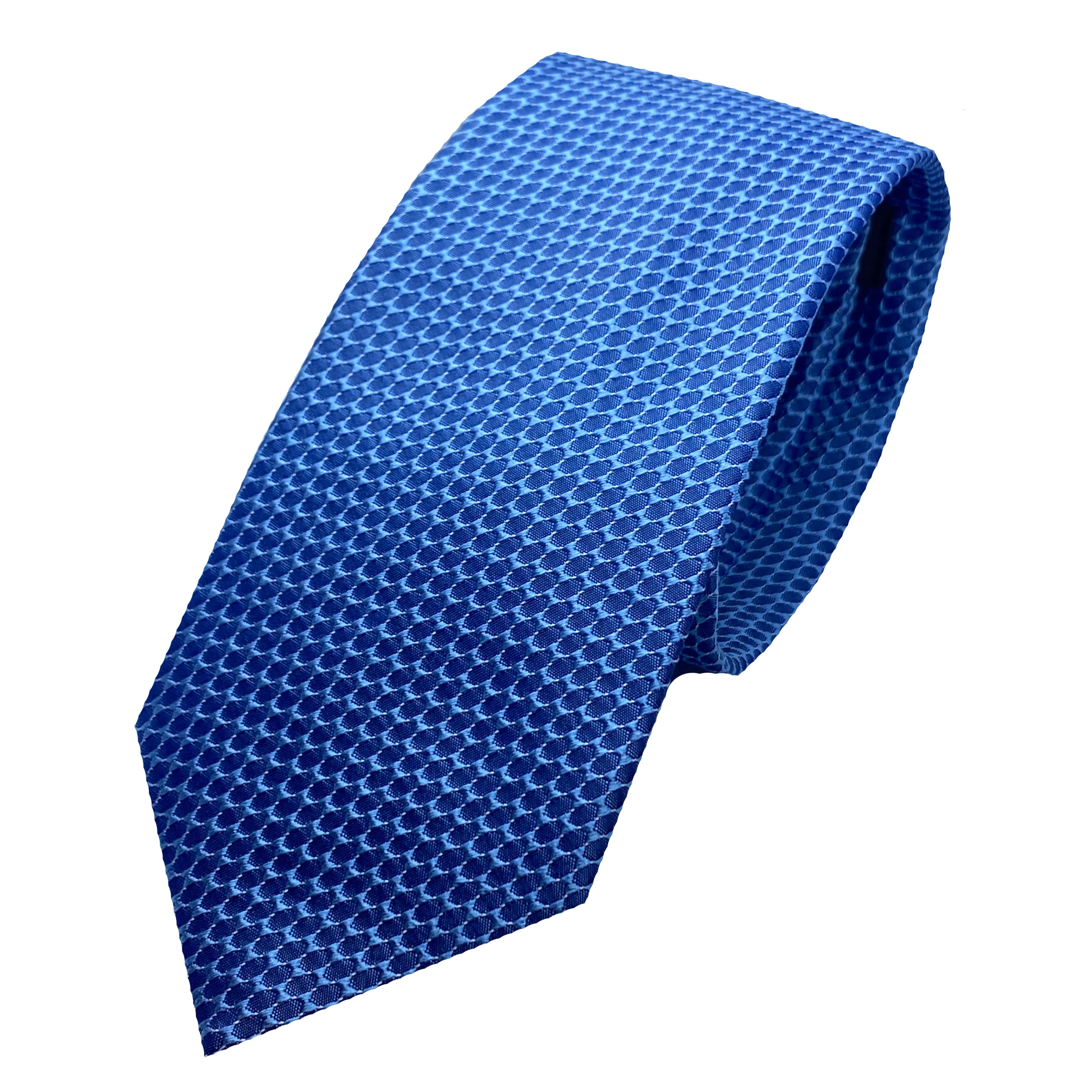 Dormeuil Patterned Blue Silk Tie